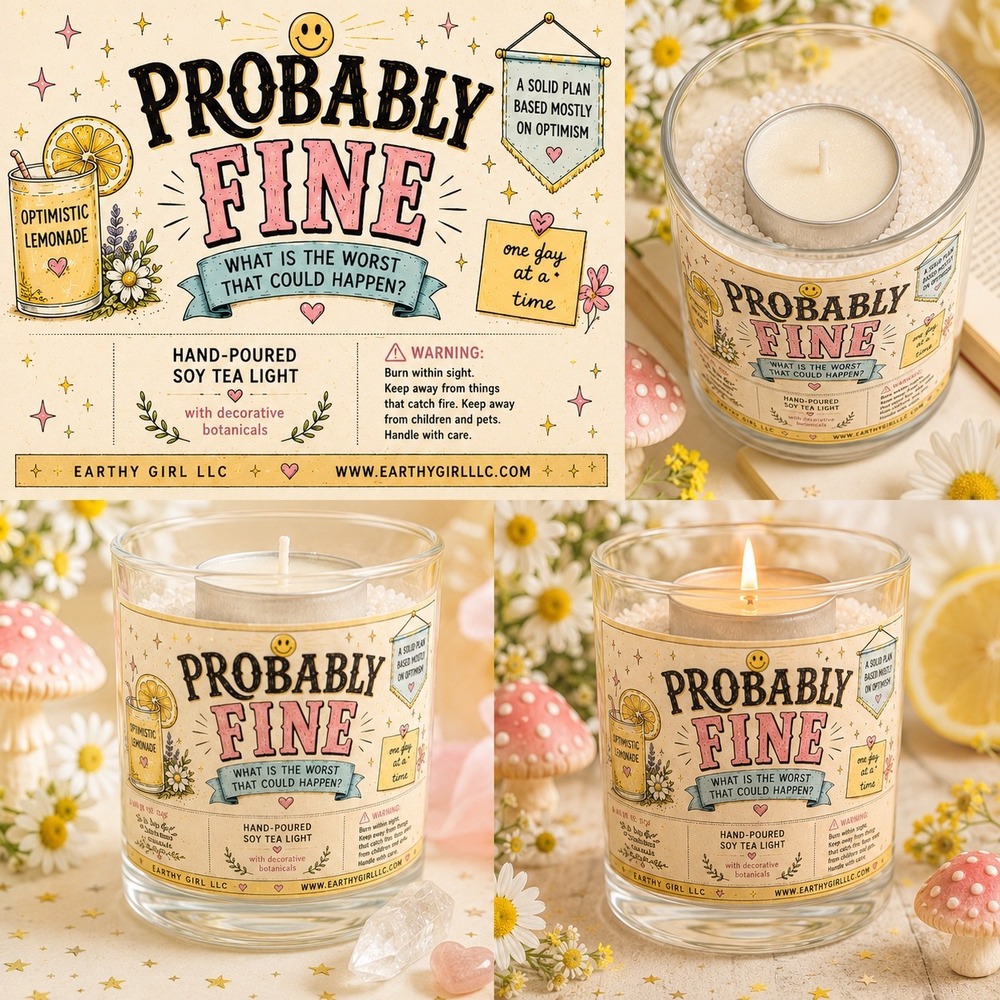 Probably Fine Tea Light Candle‎ Set
